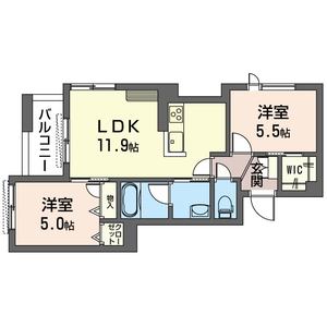 クレスティーク白金台 203号室