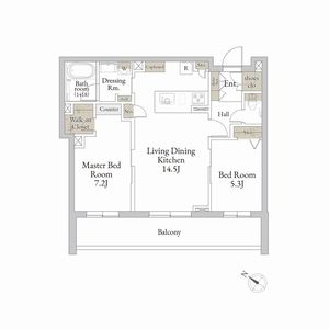 メゾン　ド　リーリエ 202号室