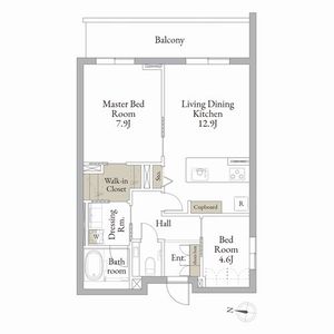 桂　高輪 205号室