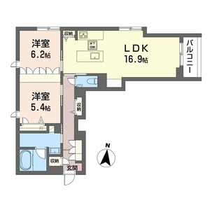 プレミアス105号室_間取り画像