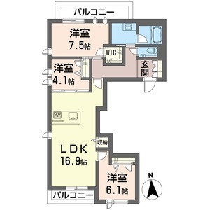 グランメゾン自由が丘 202号室