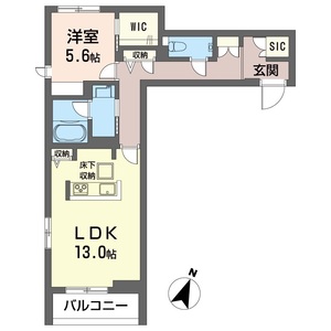 ソレイユ洗足101号室_間取り画像
