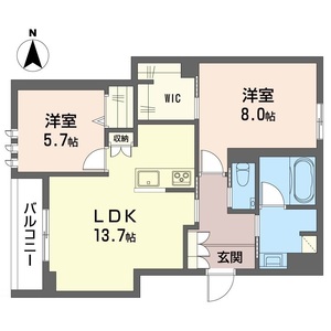 ソラーナ　向原 202号室