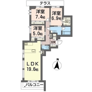 バーダントエダン　深沢 102号室