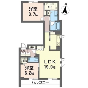 バーダントエダン　深沢 201号室