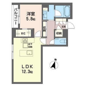 ドミール旗の台 102号室