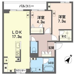 オークレア池之端 301号室