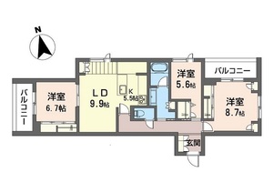 ヒュッゲ　ヤード 206号室