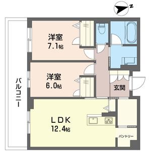 グリナージュ　リリア 203号室