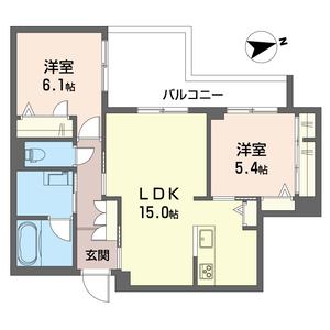 グリナージュ　リリア 106号室