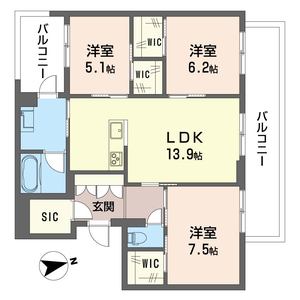 グリナージュ　リリア 207号室