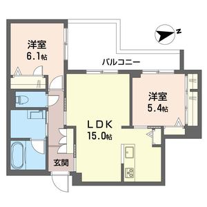 グリナージュ　リリア 406号室