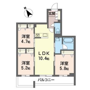 ルル・アルエット 302号室