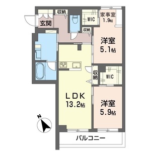 ルル・アルエット 303号室