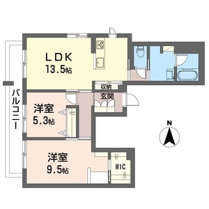 ルミエール　ドゥ―ス 101号室