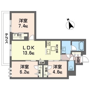 ル　パラディ　アデガワ 101号室
