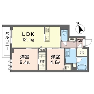 ル　パラディ　アデガワ 203号室
