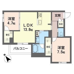 アベニール東金町 301号室