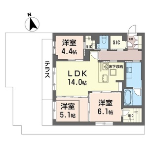クレスティーク 103号室
