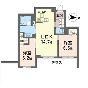 プラム　テラス 101号室