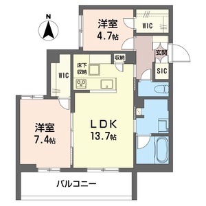 シャーメゾン　ヴェール 102号室