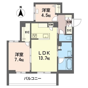 シャーメゾン　ヴェール 202号室