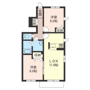 クロスコート 106号室