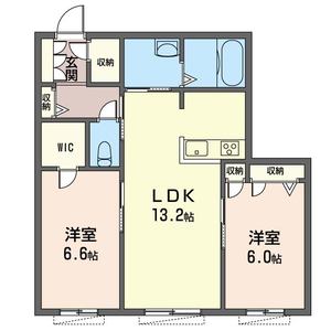 ドゥーヴェ　パルモア 105号室
