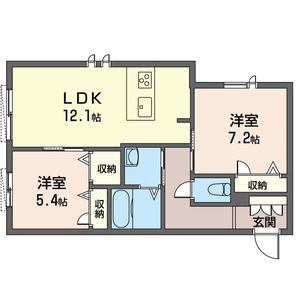 ドゥーヴェ　パルモア 311号室
