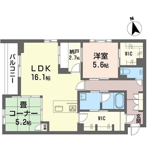 イーストガーデン201号室_間取り画像