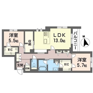 イーストガーデン207号室_間取り画像