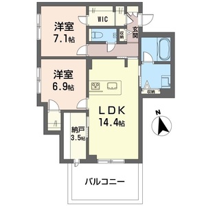 イーストガーデン302号室_間取り画像