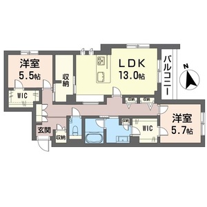 イーストガーデン306号室_間取り画像