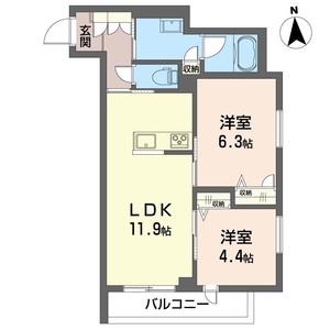 パストラーレ三鷹下連雀 301号室