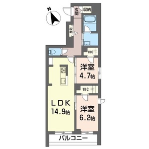 シャーメゾンハレムサシノ　マーリエ 205号室