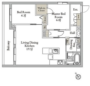 シャーメゾン藤雅庭 205号室