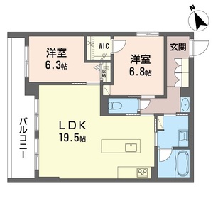 シャーメゾン藤雅庭 205号室