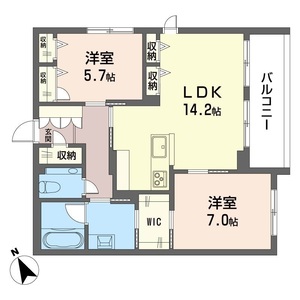 シャーメゾン藤雅庭 206号室