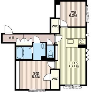 クレスティーク都立大 102号室