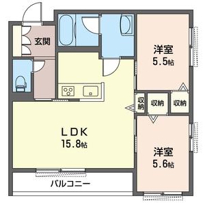 ＳｈａＭａｉｓｏｎ　Ｈａｌｅ国立　桜通り 102号室
