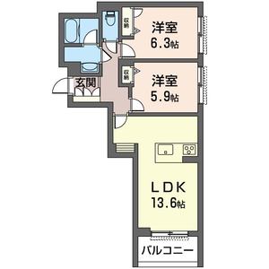 Ｃｉｅｌ　Ｍａｉｓｏｎ　Ｋｏｋｕｂｕｎｊｉ 105号室