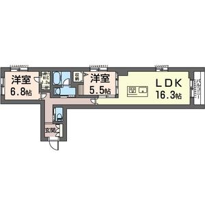 Ｃｉｅｌ　Ｍａｉｓｏｎ　Ｋｏｋｕｂｕｎｊｉ 206号室