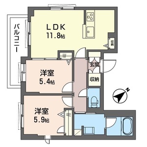 メゾン・ド・オウルⅡ 303号室