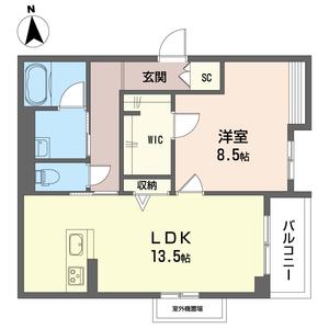 ティサージュ寺町 201号室