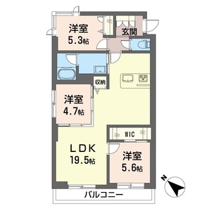 ホクレア聖蹟桜ヶ丘 301号室