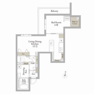 ポルタ　ノビリス 203号室