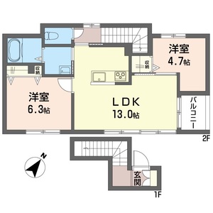 シャーメゾン西国分寺 201号室