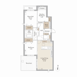 シャーメゾンステージ池上 102号室