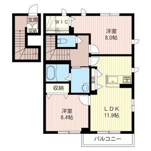 マストライフ一橋学園Ｂ 201号室