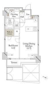 シャーメゾンステージ神楽坂 4号室
